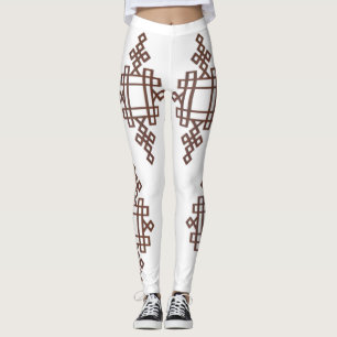Leggings Ethiopische Habesha Kruis Leggings – Trad