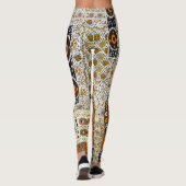 Leggings Ethnic Digital Abstrait : Motif sans faille (Dos)