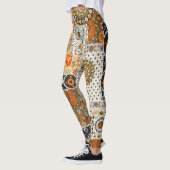 Leggings Ethnic Digital Abstrait : Motif sans faille (Gauche)