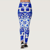 Leggings Ethnic Indigo Arrow Native Motifs (Dos)