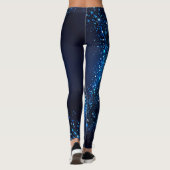 Leggings Étincelle bleu foncé (Dos)