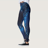 Leggings Étincelle bleu foncé (Gauche)