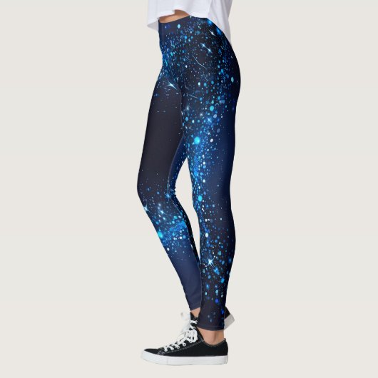 Leggings Étincelle bleu foncé (Gauche)
