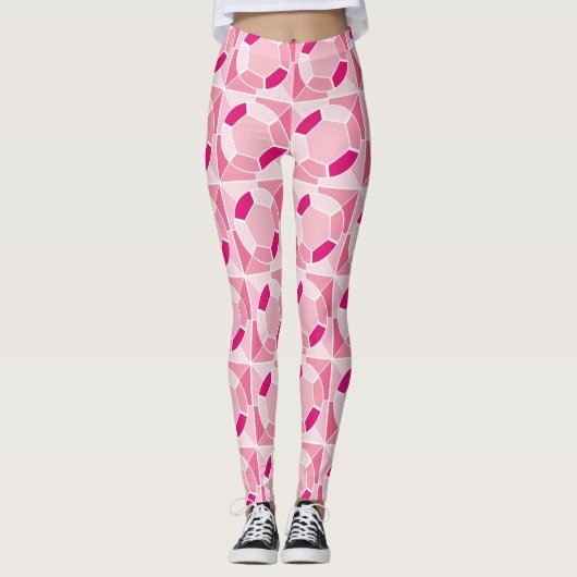 Leggings Étincelle rose (Devant)