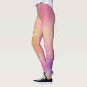 Leggings Étincelle rose moderne (Gauche)