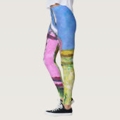 Leggings Étiquette Rose (Gauche)