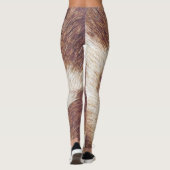 Leggings Étiquettes de girafe (Dos)