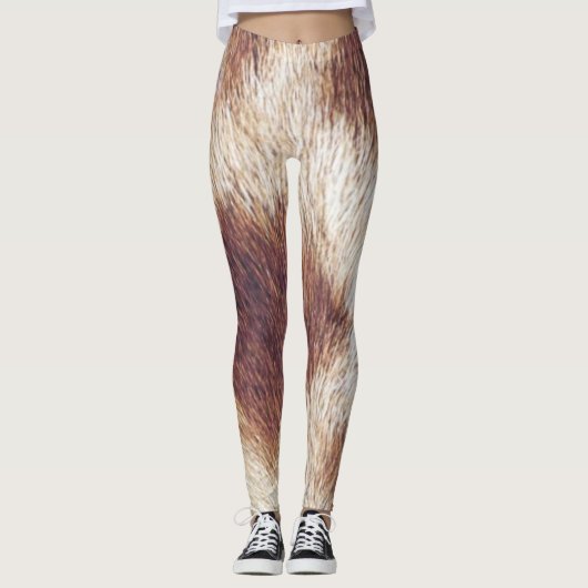 Leggings Étiquettes de girafe (Devant)
