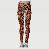 Leggings Étiquettes de tigres (Devant)