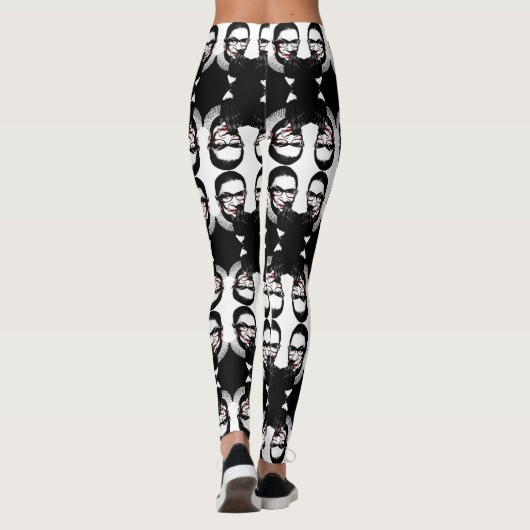 Leggings Étiquettes d'impression RBG NOTORIEUSES (Dos)