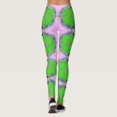 Leggings Étoile 8 pointes fleurie de l'Aïd al-Adha (Dos)