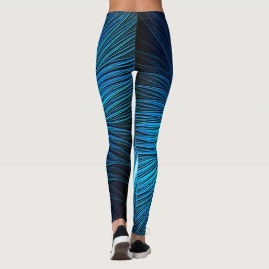 Leggings Étoile bleue sculptée (Dos)