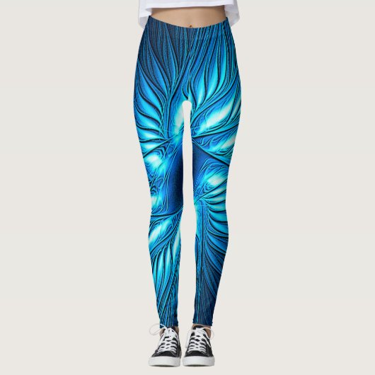 Leggings Étoile bleue sculptée (Devant)