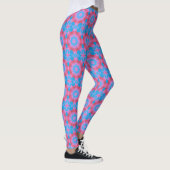 Leggings Étoile bohème rose et bleue (Droite)