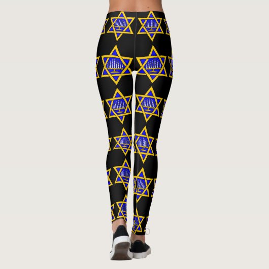 Leggings Étoile de David & Menorah (Dos)