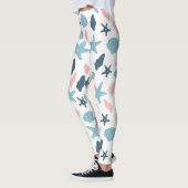 Leggings Étoile de mer nautique (Gauche)