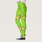 Leggings étoile d'or maltaise verte (Gauche)