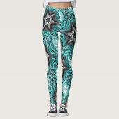 Leggings Etoile grise en touches sculptées, en verre ou mét (Devant)