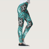 Leggings Etoile grise en touches sculptées, en verre ou mét (Droite)
