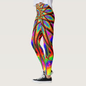 Leggings Étoile psychédélique d'arc-en-ciel (Gauche)