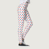 Leggings étoile rouge, blanche et bleue patriotique (Droite)