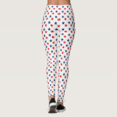 Leggings étoile rouge, blanche et bleue patriotique (Dos)