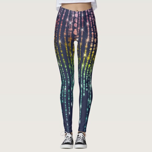 Leggings Étoiles arc-en-ciel (Devant)