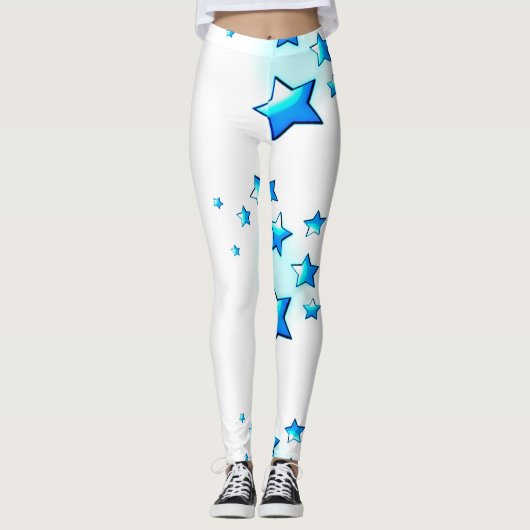 Leggings Étoiles bleues (Devant)