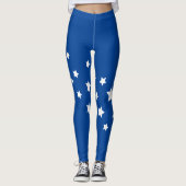 Leggings étoiles bleues (Devant)