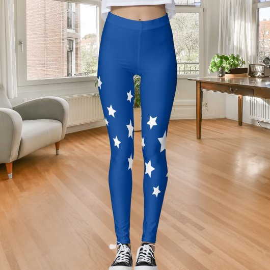 Leggings étoiles bleues