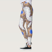 Leggings étoiles bleues multicolore (Gauche)
