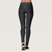 Leggings étoiles bleues noir (Dos)