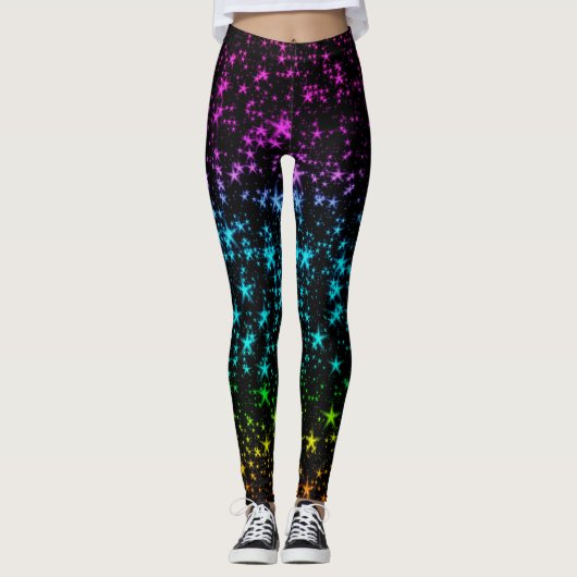 Leggings Étoiles colorées (Devant)
