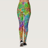 Leggings Étoiles colorées (Dos)