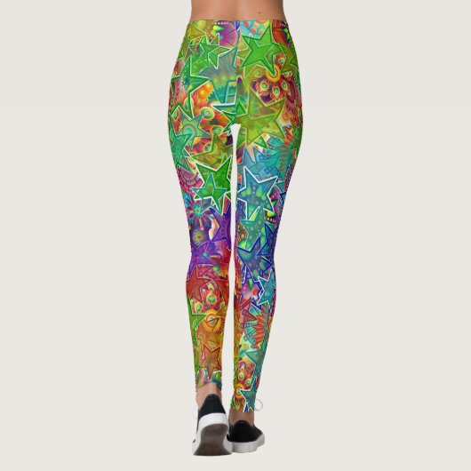 Leggings Étoiles colorées (Dos)