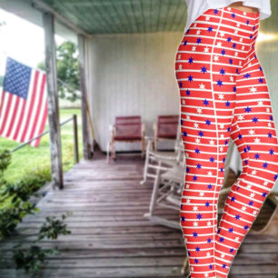 Leggings Étoiles de drapeau