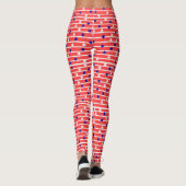 Leggings Étoiles de drapeau (Dos)