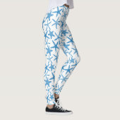 Leggings étoiles de mer en bleu (Droite)
