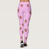 Leggings Étoiles de mer sur le rose (Dos)