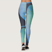 Leggings Étoiles de nuit et éclairs (Dos)