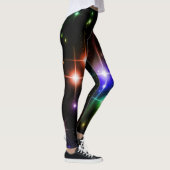 Leggings Étoiles de Parties scintillant colorées brillantes (Droite)