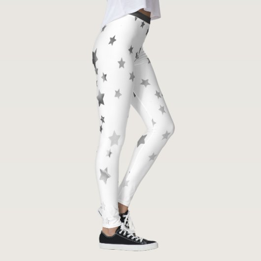 Leggings Étoiles de tons argentés (Droite)