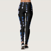 Leggings Étoiles En Bleu (Dos)