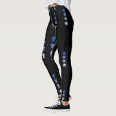Leggings Étoiles En Bleu (Gauche)