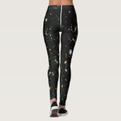 Leggings Étoiles et galaxies profondes (Dos)