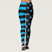 Leggings Étoiles Et Rayures (Dos)