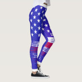 Leggings ÉTOILES ET STRIPES DÉTRESSEES Motif Dot USA (Droite)