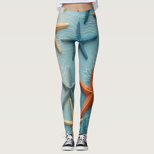 Leggings étoiles marines (Devant)