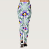 Leggings étoiles multicolores à 4 points flottant (Dos)