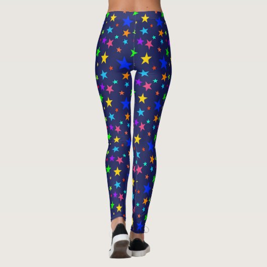 Leggings Étoiles multicolores | Halloween (Dos)